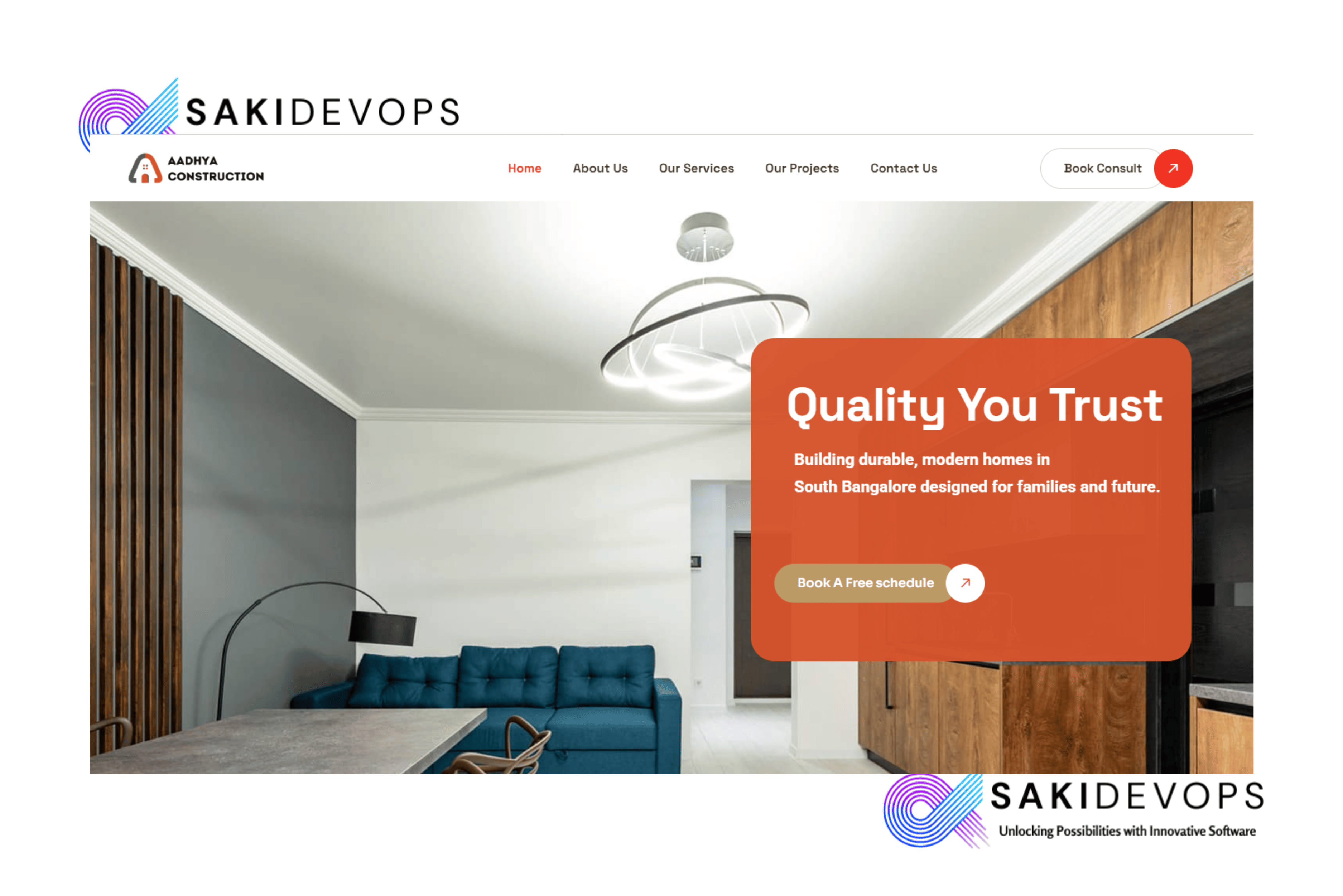 Aadhya Construction – Digital Marketing & Website Portfolio