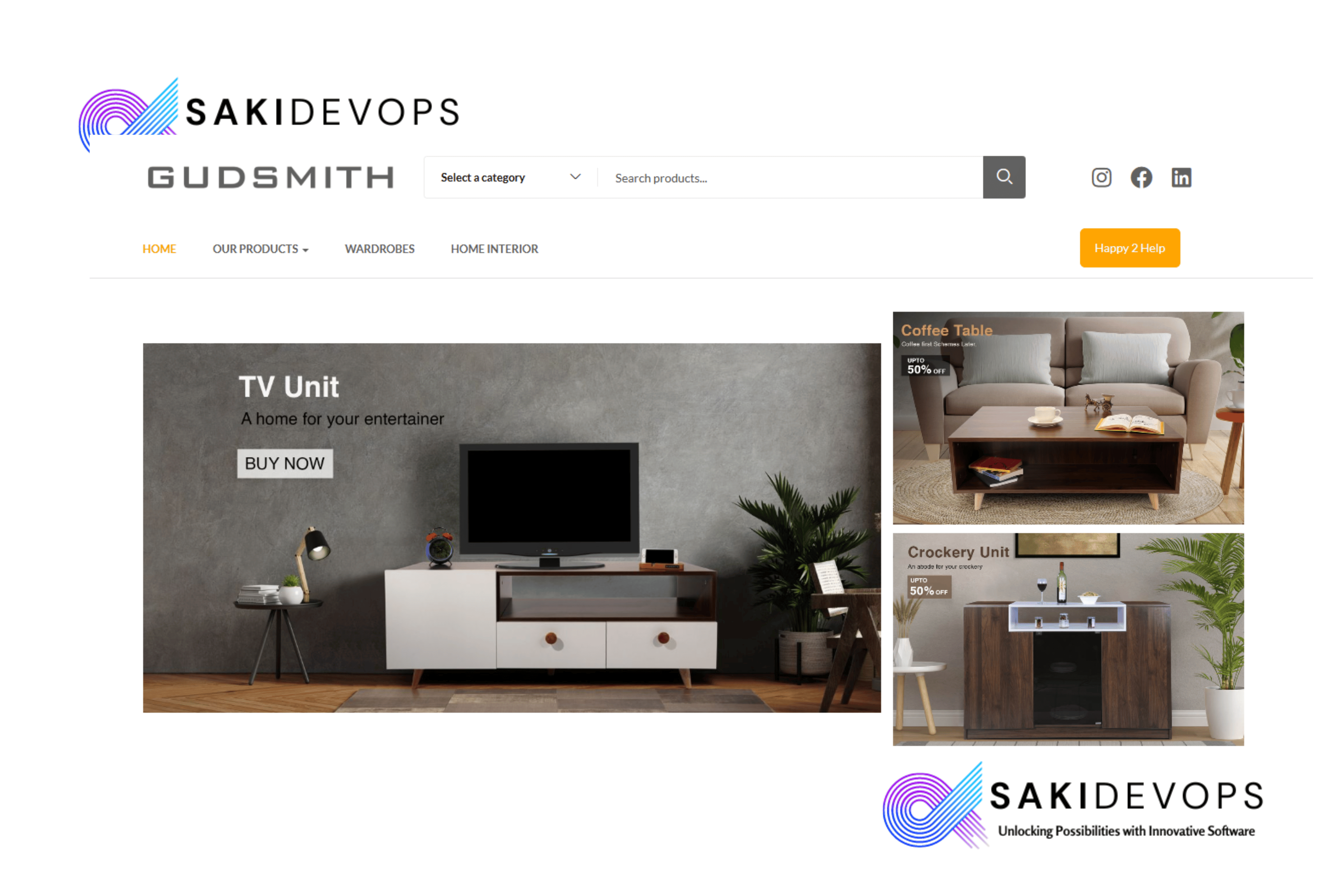 Gudsmith Interiors – Digital Marketing, Website & Marketplace Portfolio