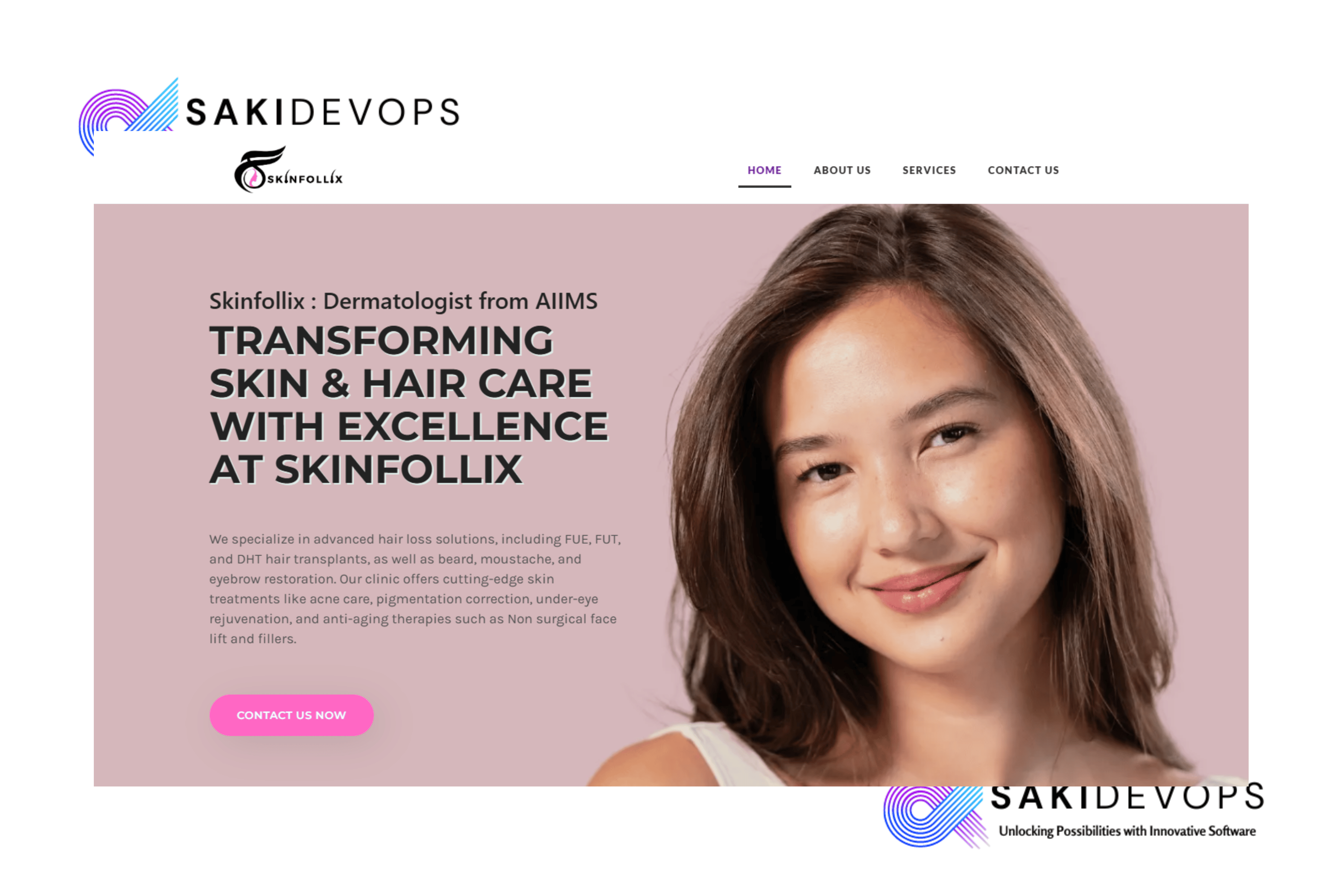 SkinFollix Clinic – Digital Marketing, Website & Portfolio